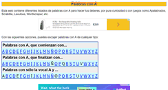Desktop Screenshot of palabrascona.com