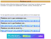 Tablet Screenshot of palabrascona.com